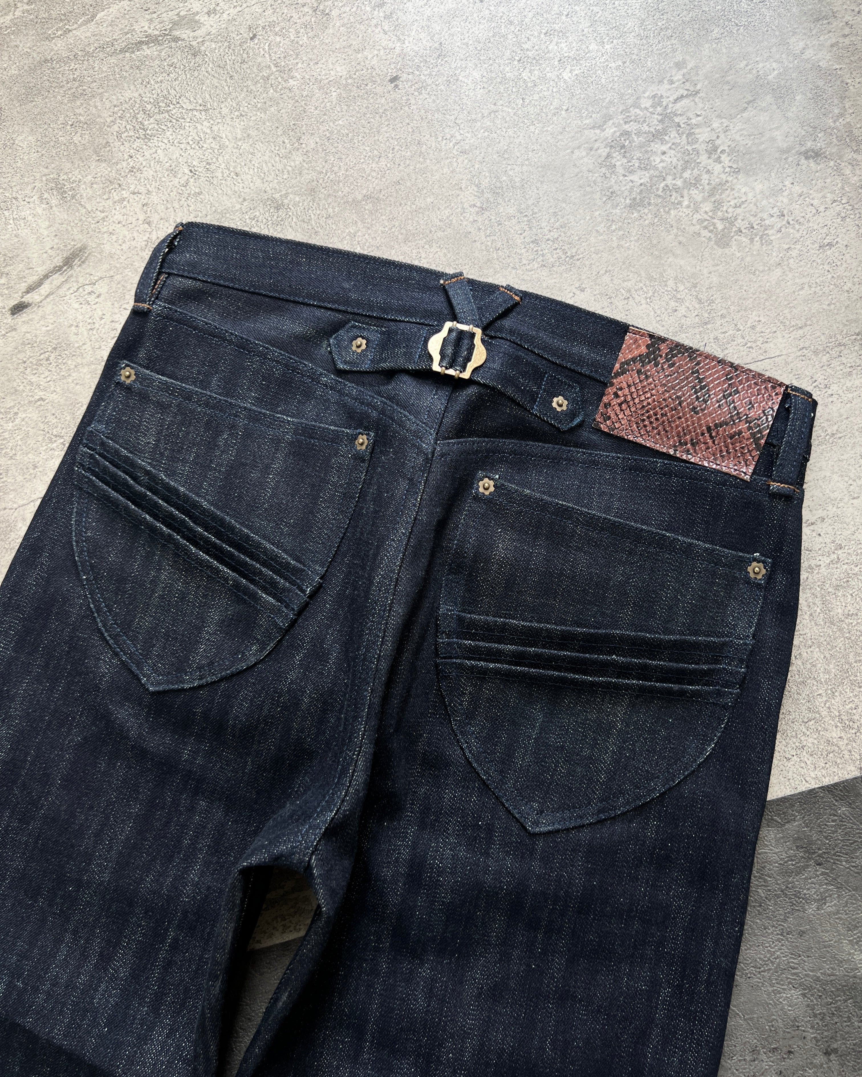 “Raw 1.1” Selvedge Bootcut Jeans in Vintage Indigo (MTO)