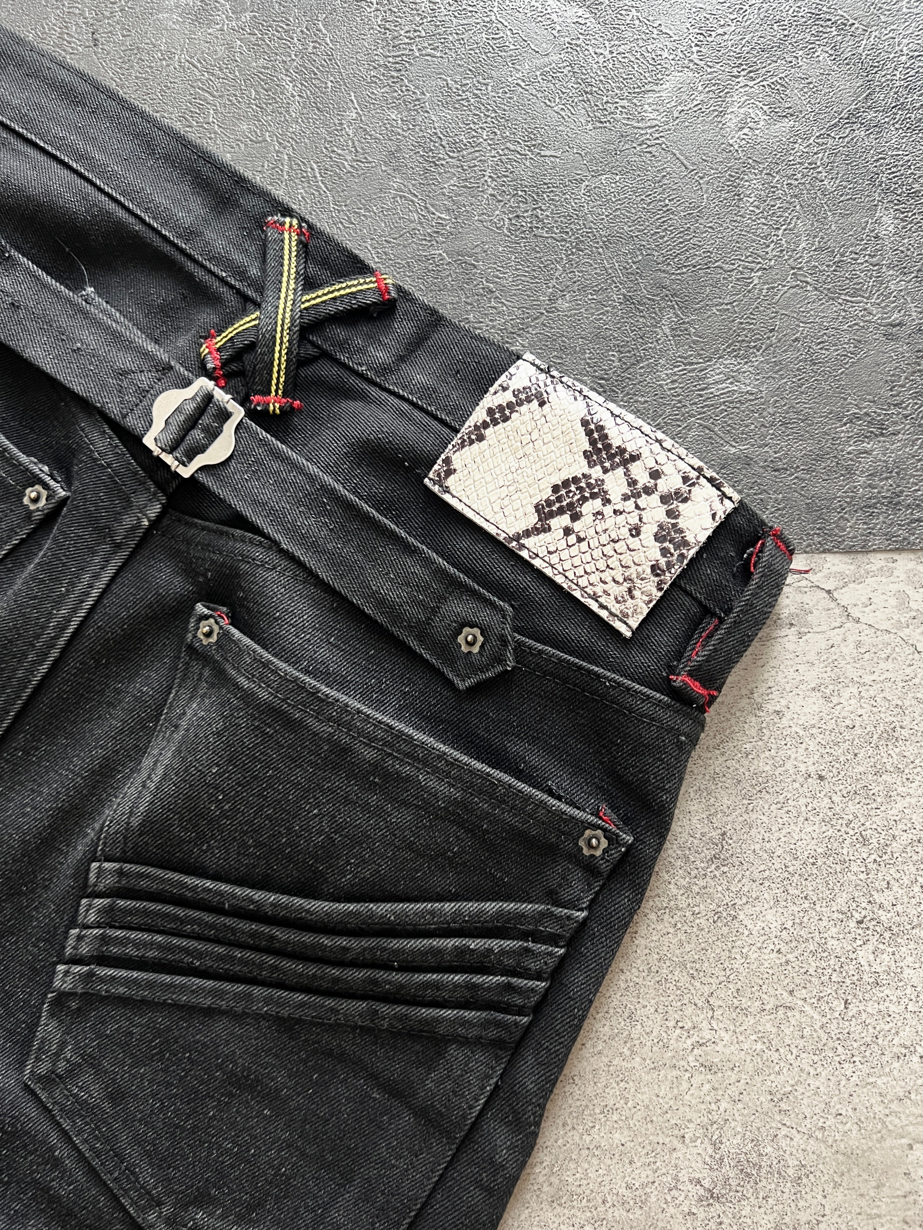“Raw 1.0” Selvedge Jeans in Jet Black (MTO)