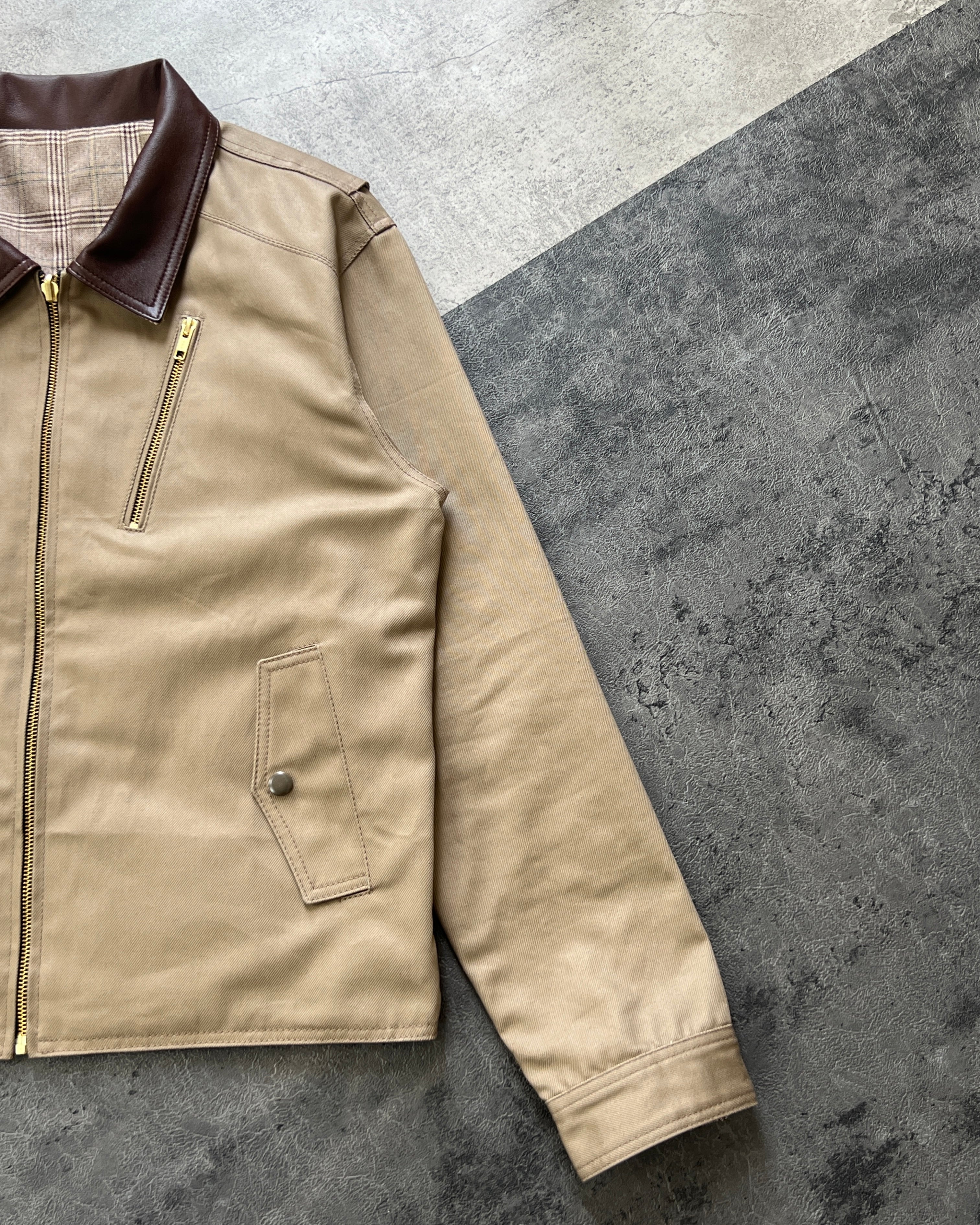 Reversible Jacket in Light Brown (MTO)