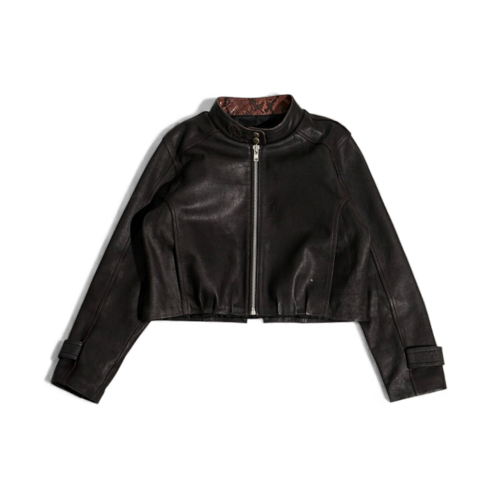 NASCENT 5.0 | Dark Brown Leather Jacket for Women