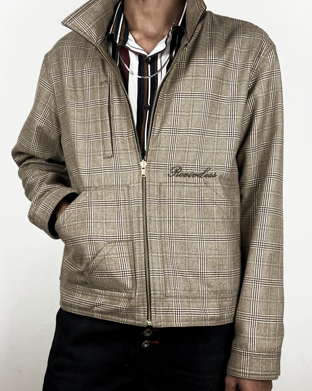 Reversible Jacket in Light Brown (MTO)