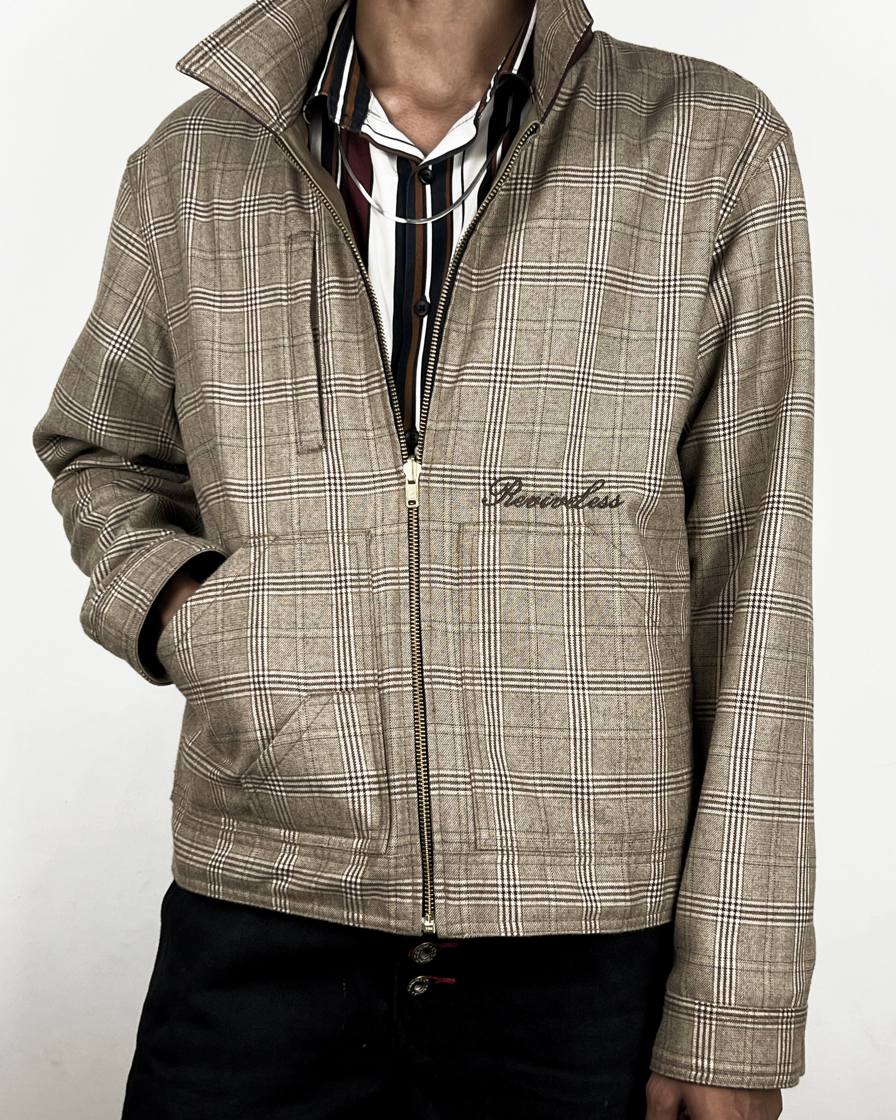 Reversible Jacket in Light Brown (MTO)