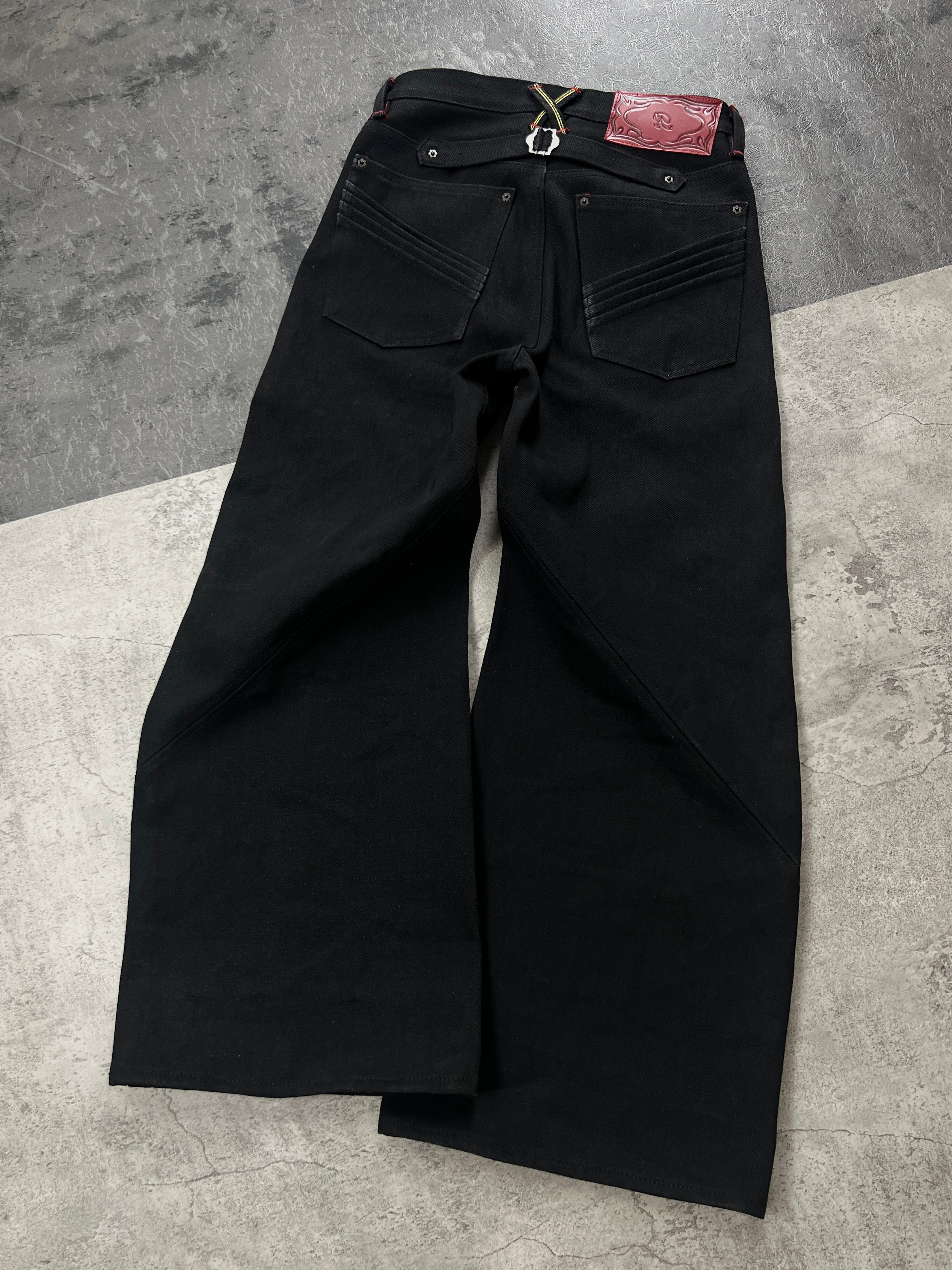 “Raw 1.0” Selvedge Jeans in Jet Black (MTO)