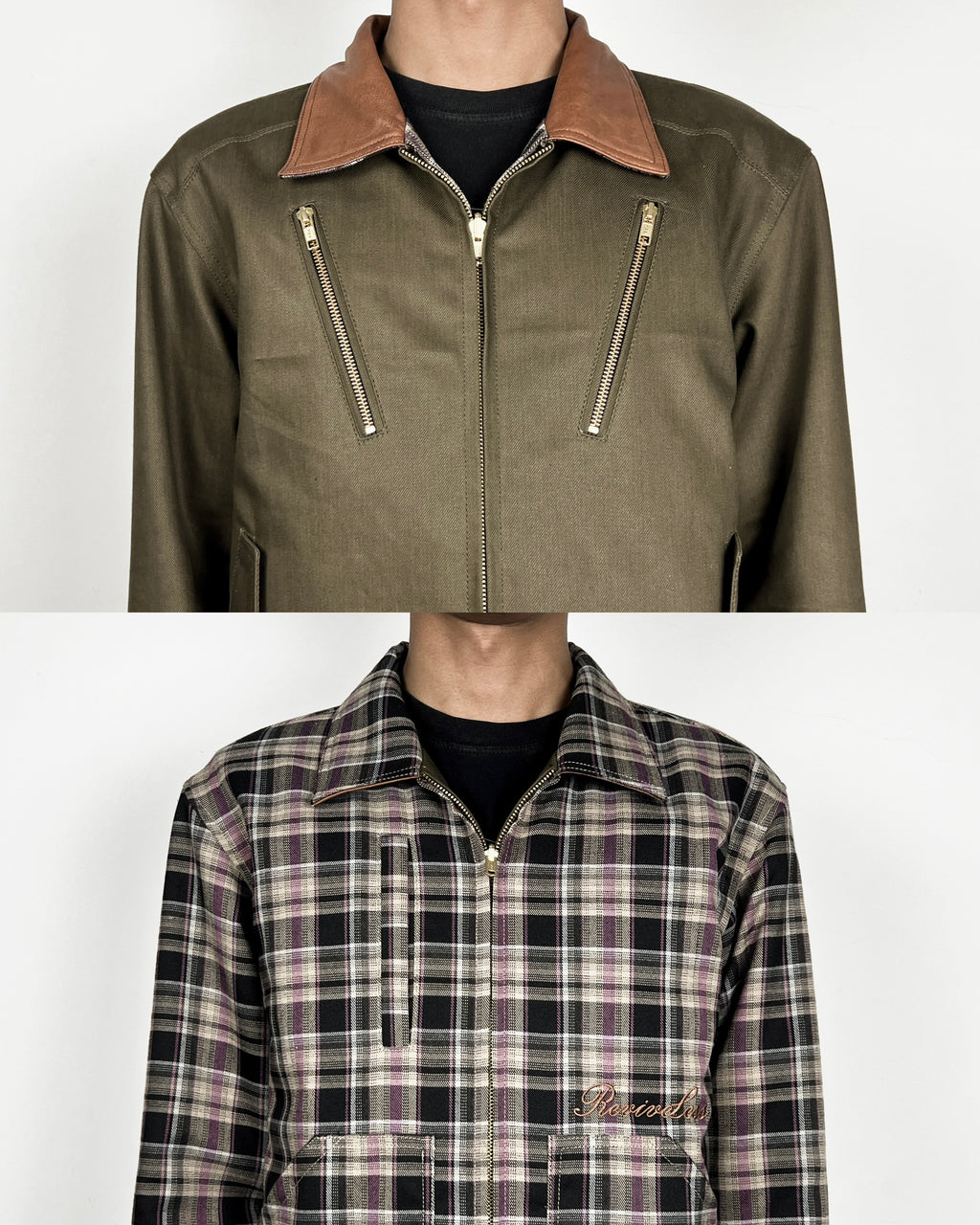 Reversible Jacket - Olive Green (MTO)