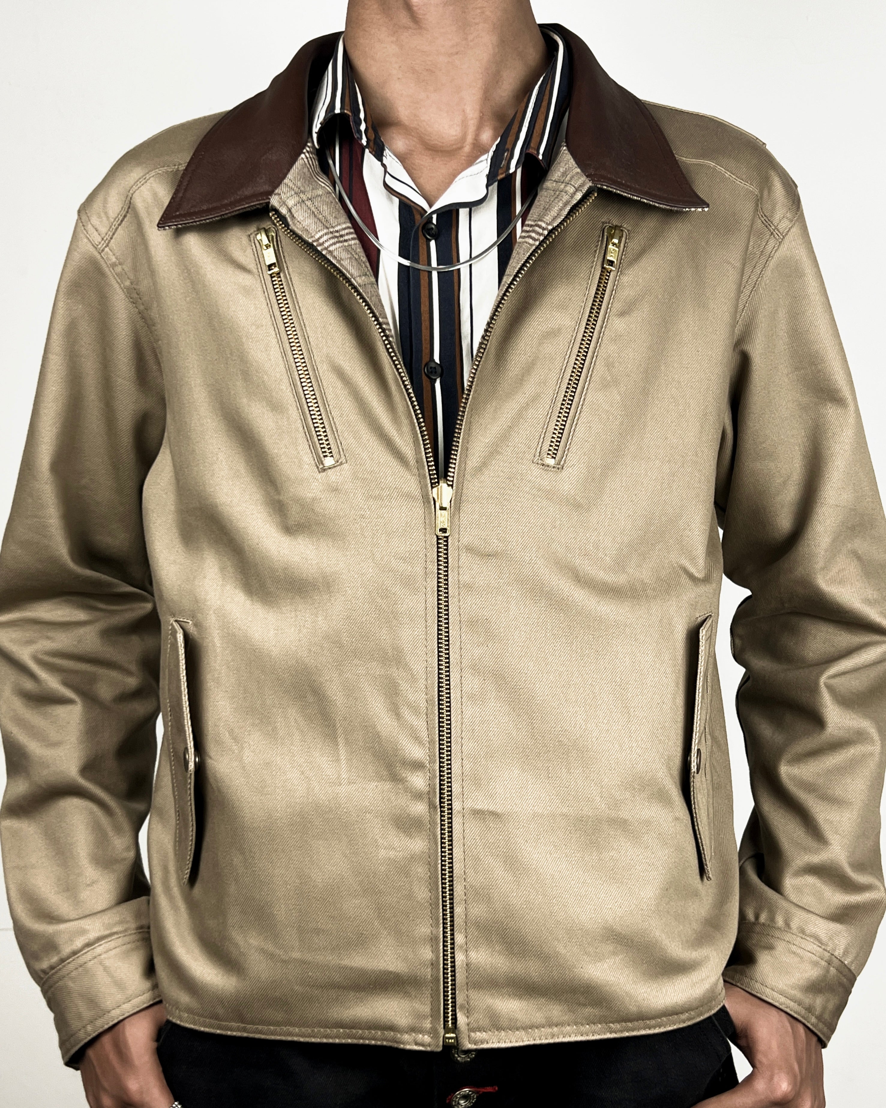 Reversible Jacket in Light Brown (MTO)