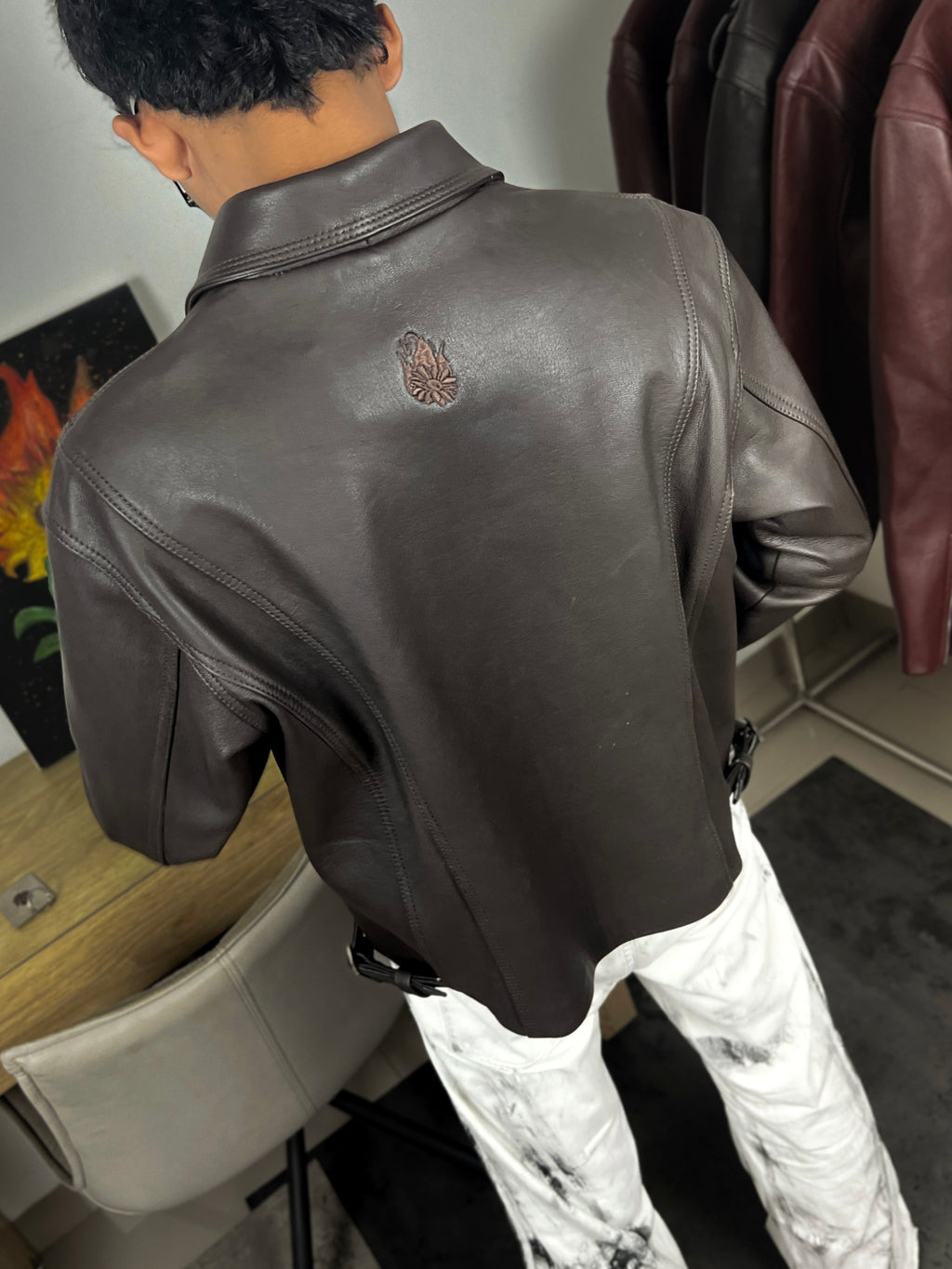NASCENT 4.0 | Dark Brown Leather Jacket