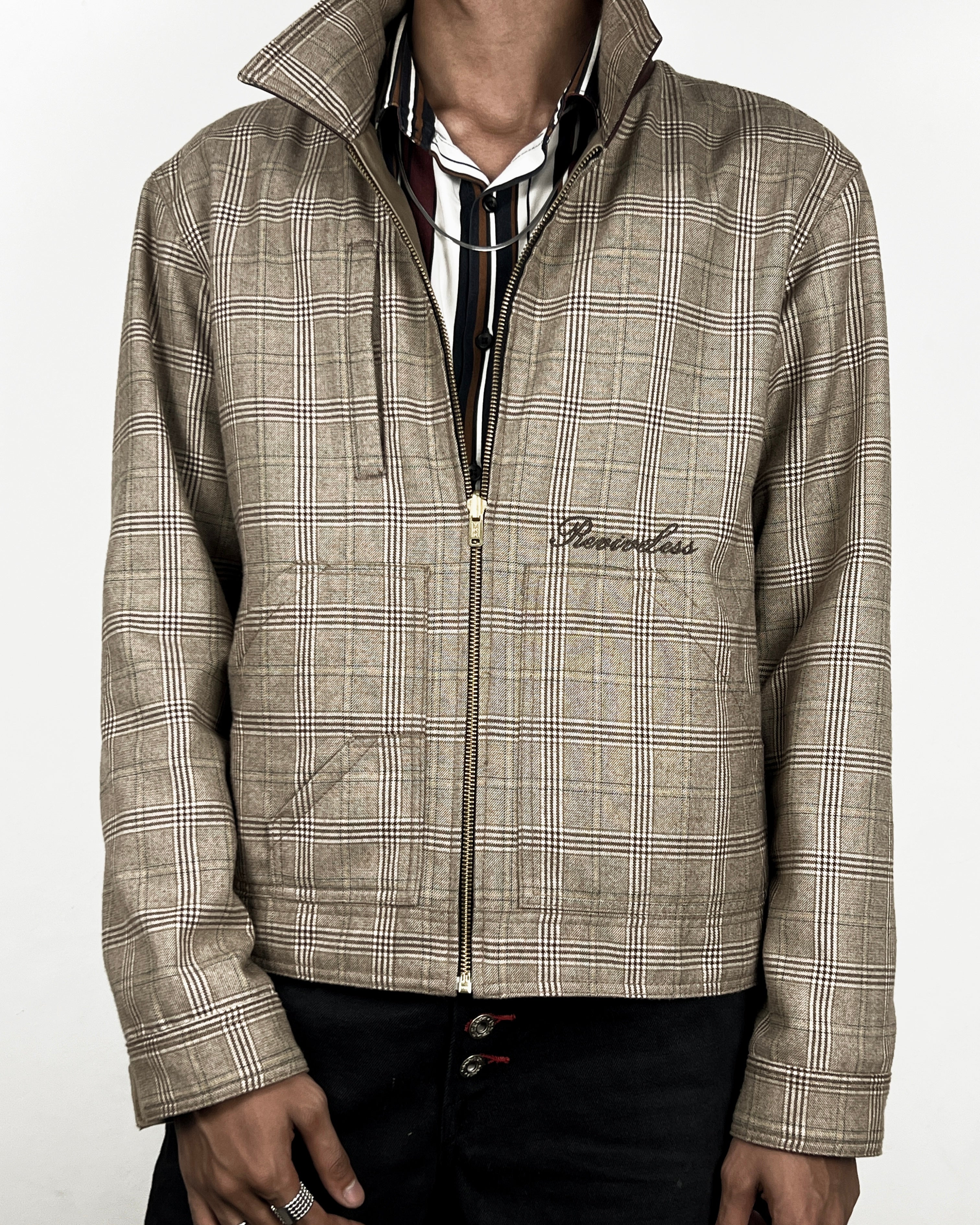 Reversible Jacket in Light Brown (MTO)