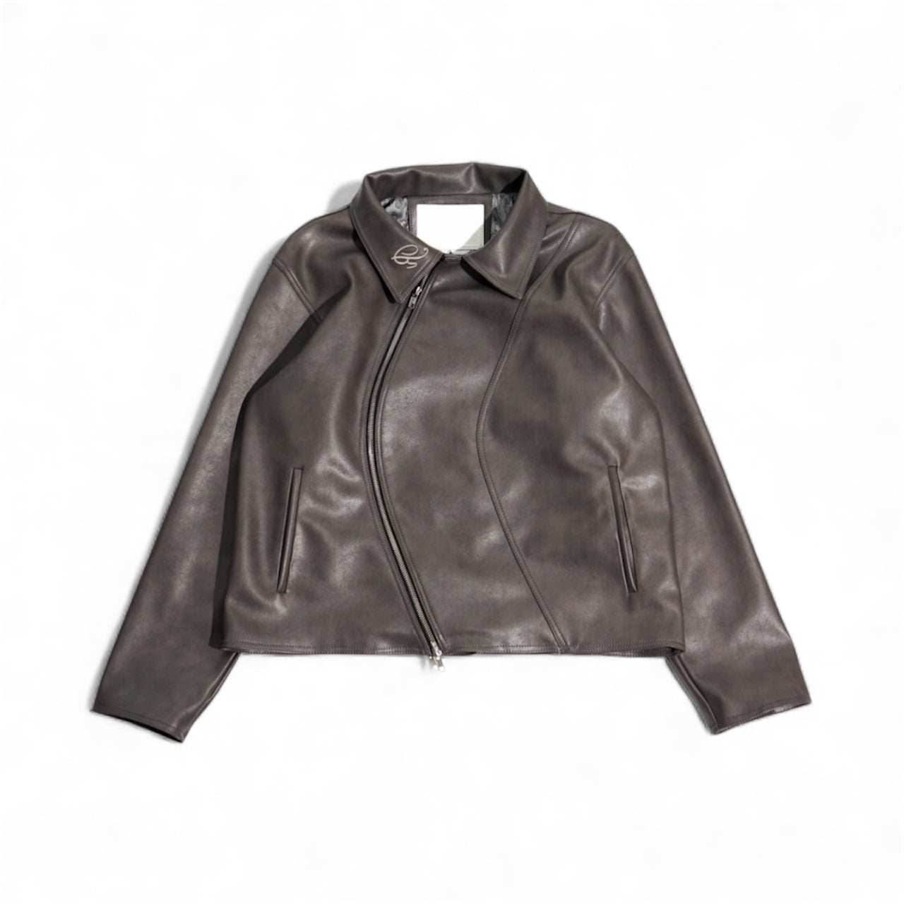 NASCENT 5.0 | Dark Grey Leather Jacket