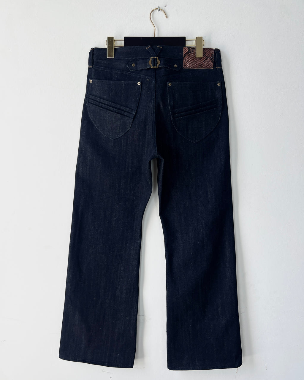 “Raw 1.1” Selvedge Bootcut Jeans in Vintage Indigo (MTO)
