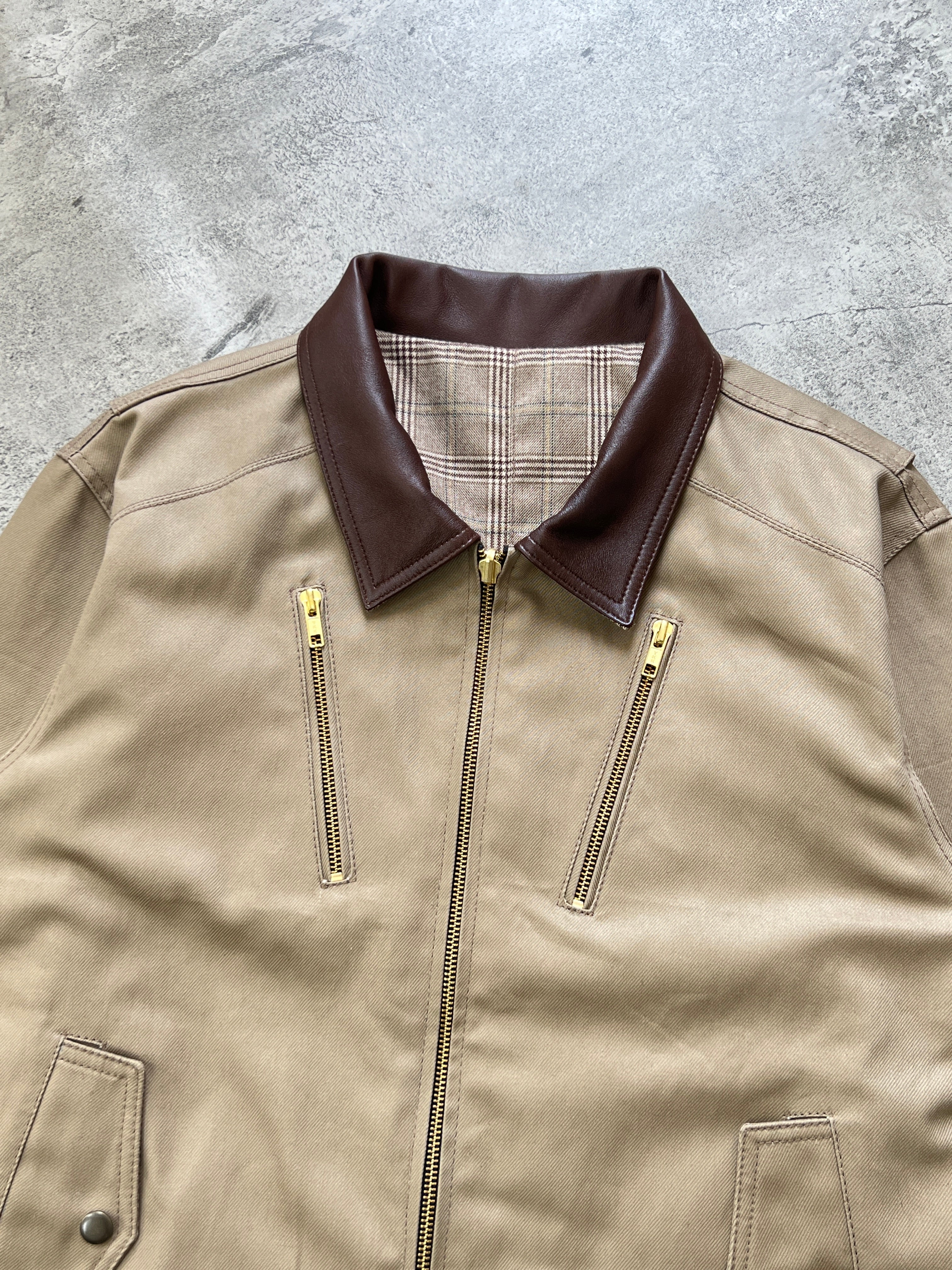 Reversible Jacket in Light Brown (MTO)
