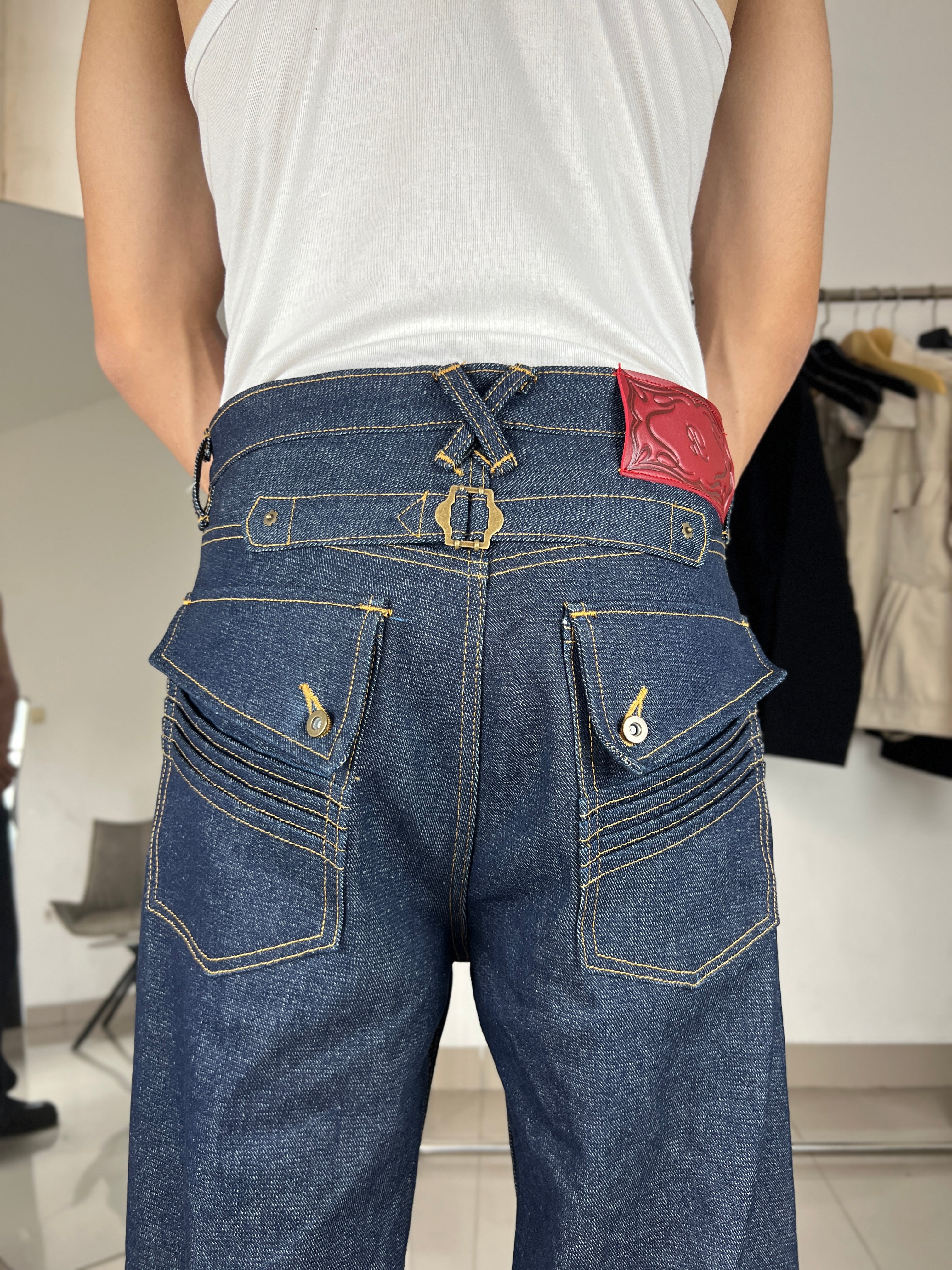 RAW 3.0 | Wide Leg Denim Pants Indigo
