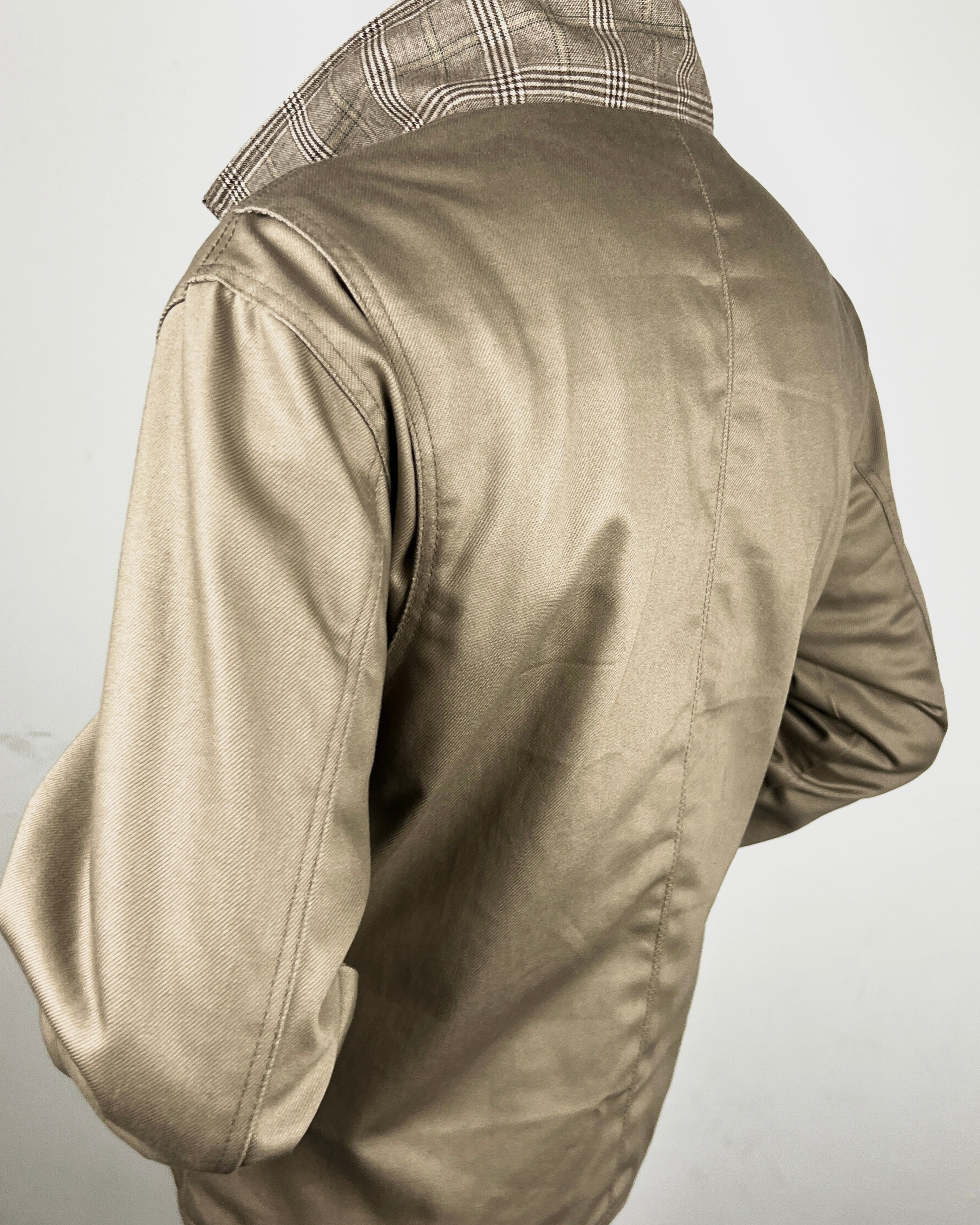 Reversible Jacket in Light Brown (MTO)