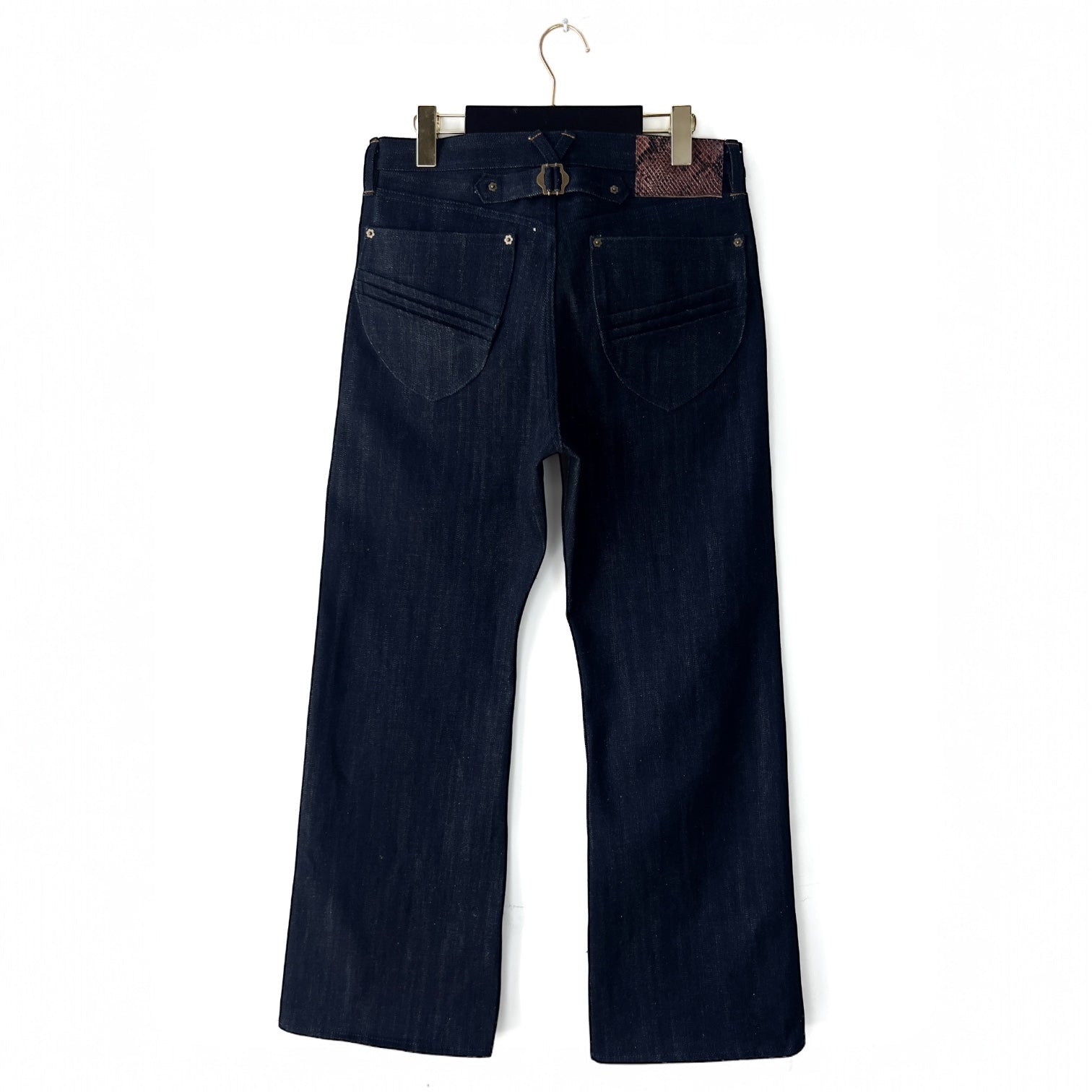 “Raw 1.1” Selvedge Bootcut Jeans in Vintage Indigo (MTO)