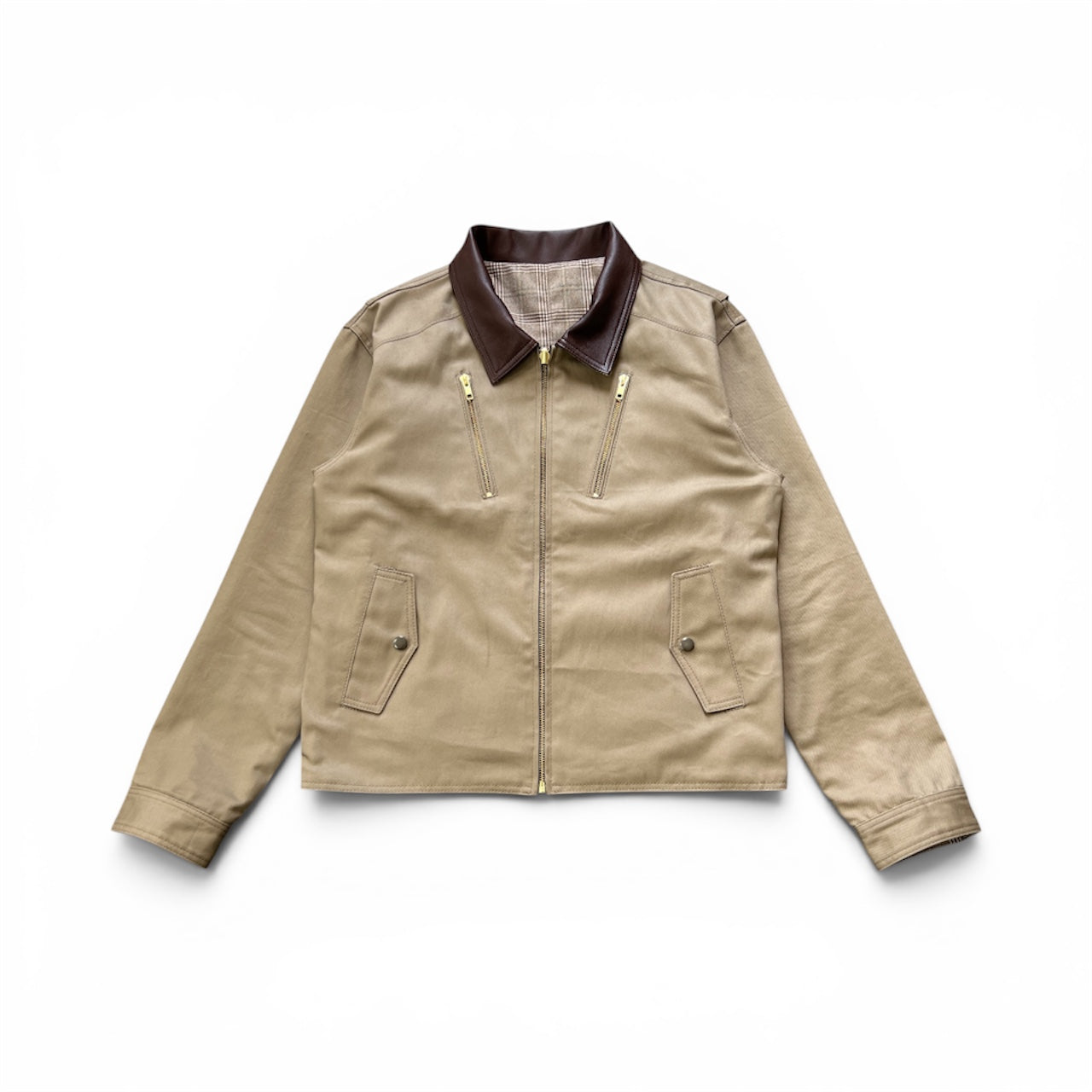 Reversible Jacket in Light Brown (MTO)