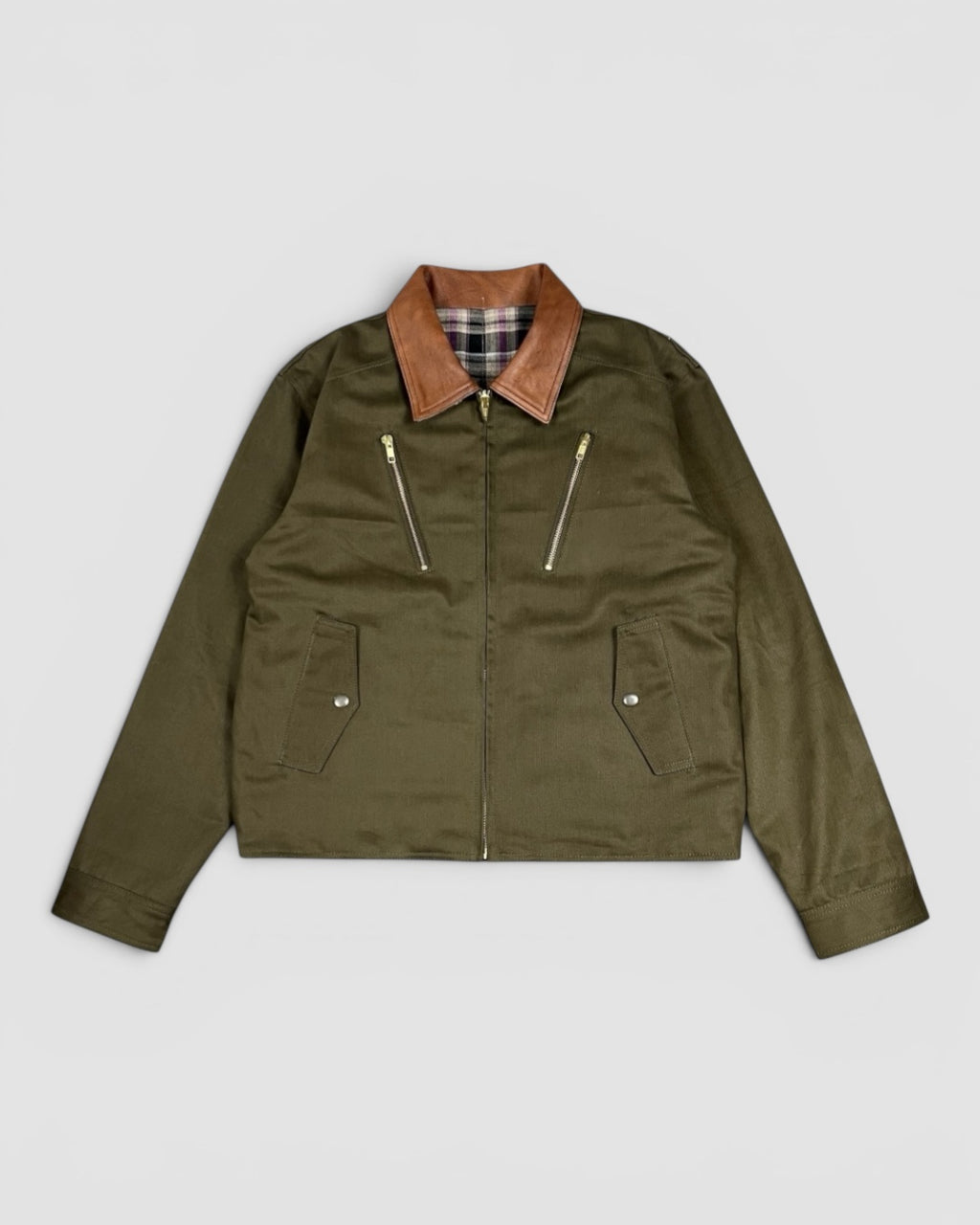 Reversible Jacket - Olive Green (MTO)
