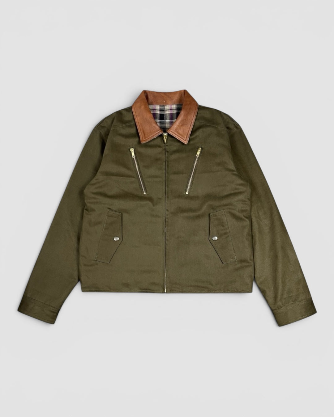 Reversible Jacket - Olive Green (MTO)