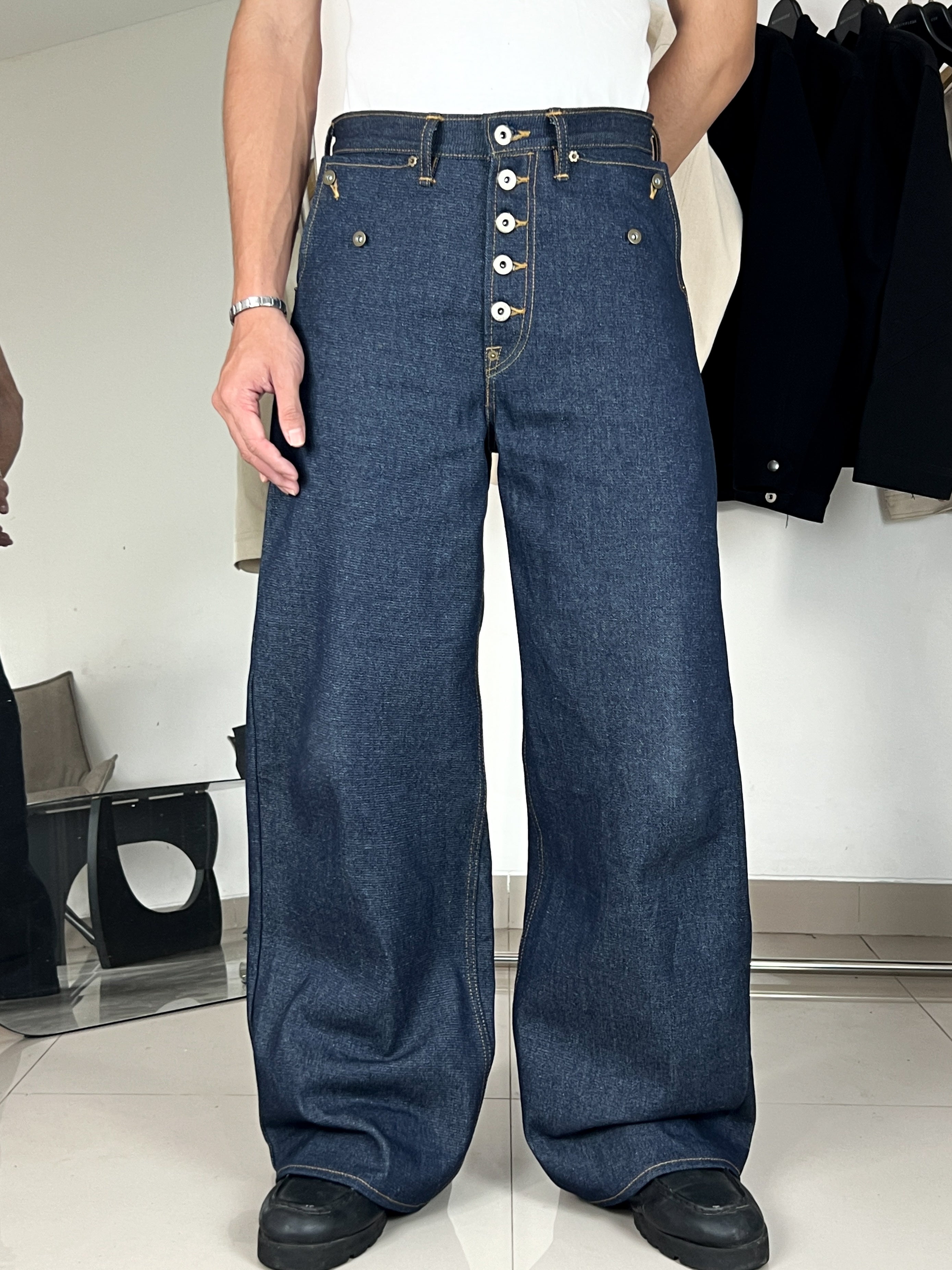 RAW 3.0 | Wide Leg Denim Pants Indigo